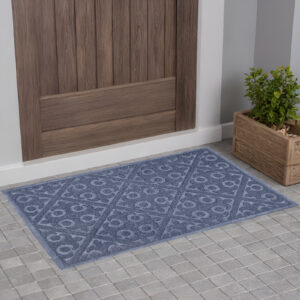 Tapete De Entrada Pvc Si-karai Imperial 60X40 Antideslizante Varios Colores