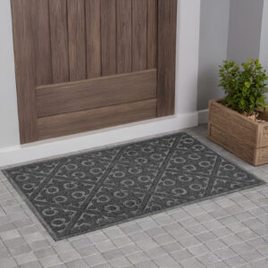 Tapete De Entrada Pvc Si-karai Imperial 60X90 Antideslizante Varios Colores