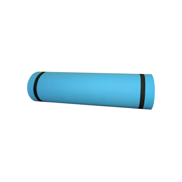 Tapete Yoga Sikarai Fitness Antiderrapante Gym 10mm Espesor Azul